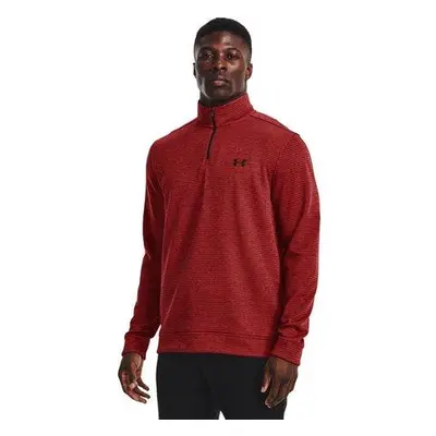 Under Armour Pánská hybridní mikina Storm SweaterFleece QZ stadium red M