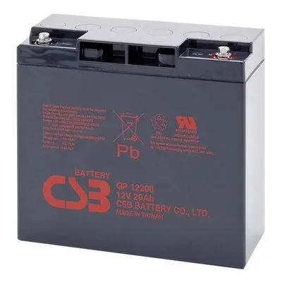 CSB Pb záložní akumulátor CSB GP12200, 12V, 20Ah, GP12200