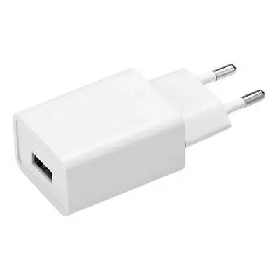 HELMER univerzální USB cestovní adaptér/ 2A/ 5V/ USB/ bílý