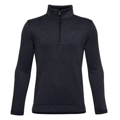 Under Armour Sweaterfleece 1/2 Zip, YL, Black