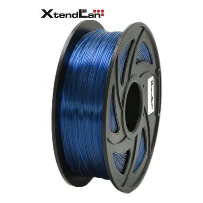 XtendLAN PLA filament 1,75mm průhledný modrý 1kg, 3DF-PLA1.75-TBL 1kg