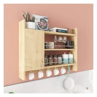 Hanah Home Kitchen Shelf Knerr - Oak Oak