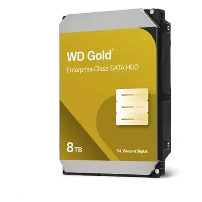 WD GOLD 8TB / WD8005FRYZ / SATA 6Gb/s / Interní / 3,5" / 7200rpm / 256MB