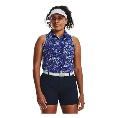 Under Armour Dámské polo tričko bez rukávů Iso-Chill Polo SL sonar blue M