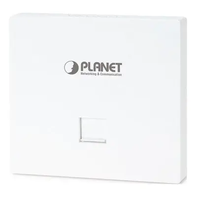 Planet WDAP-W3000AX in-wall AP, 1x1Gb, Dual Band 802.11ax (3Gb/s), PoE+ 802.3at, VLAN, 256 klien