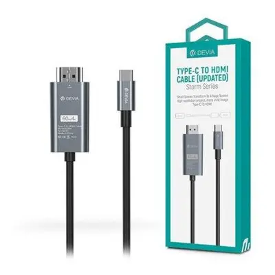 Devia kábel Storm series USB-C to HDMI Cable 2m - Black