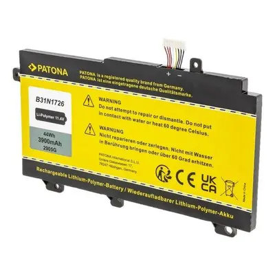 PATONA baterie pro ntb ASUS FX504 3900mAh Li-Pol 11,4V B31BN91, PT2905