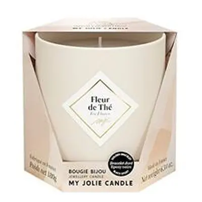 My Jolie Candle Vonná svíčka 36h s náramkem Black Les Essentielles Čajovníkový květ 320331