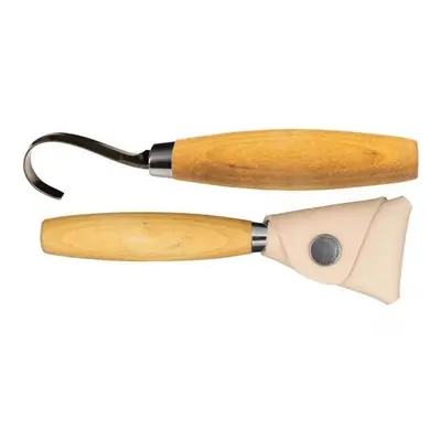 Morakniv Hook Knife 164 Right + Leather Sheath řezbářský nůž