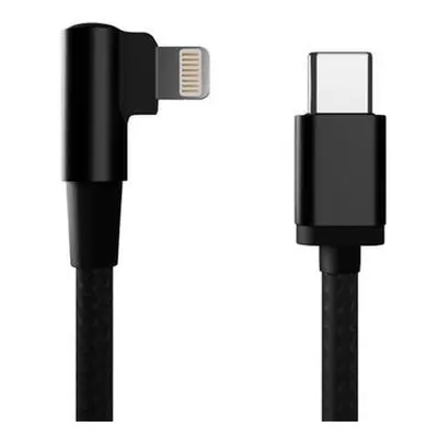 Gembird adaptér USB-C (M) / Lightning (M), datový / nabíjací, opletený, pravouhlý, 0.2m