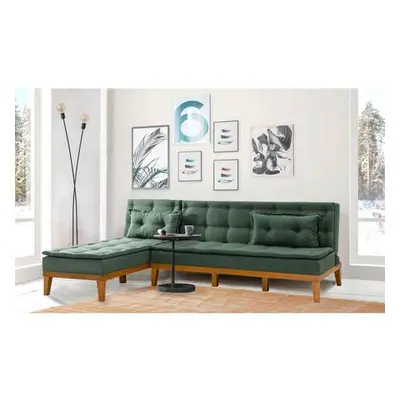 Atelier del Sofa Corner Sofa-Bed Fuoco - Green