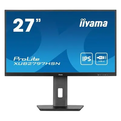 iiyama ProLite XUB2797HSN-B1 - LED monitor - 27" - 1920 x 1080 Full HD (1080p) @ 100 Hz - IPS - 