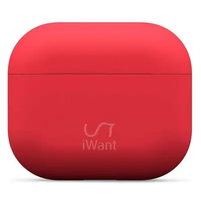 iWant AirPods 3.generace ultra-tenké pouzdro červené