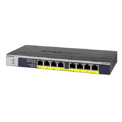 Netgear 8PT POE/POE+ GIGABIT UNMANAGED SWCH, GS108PP-100EUS