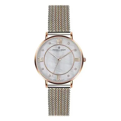 Frederic Graff Rose Liskamm 2 tone. Steel + Rose Gold Mesh FAI-2718