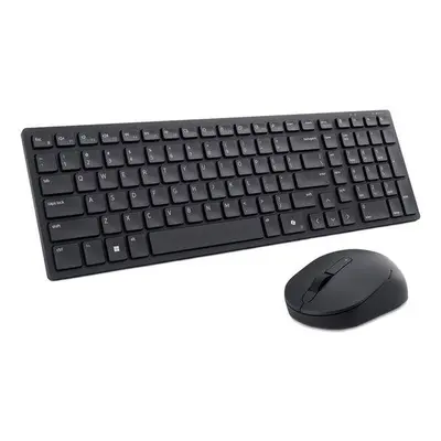 DELL KM555/ Anglická/ bezdrátová tichá klávesnice + myš/ USB/ černá, 580-BBWM