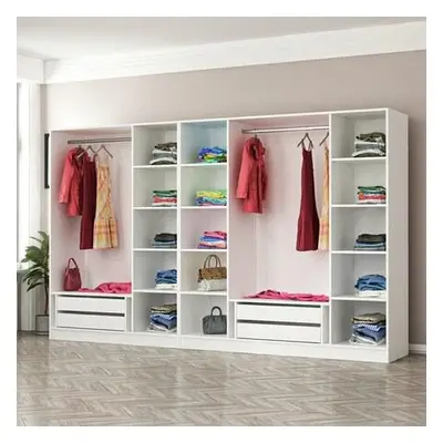 Hanah Home Wardrobe Kale - 5036 White