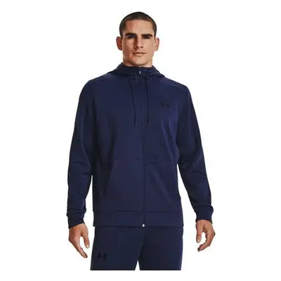 Under Armour Pánská mikina Armour Fleece FZ Hoodie midnight navy 3XL, Tmavě, modrá, XXXL