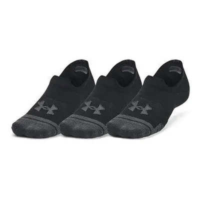 Under Armour Unisex ponožky Performance Tech 3pk ULT black L, Černá