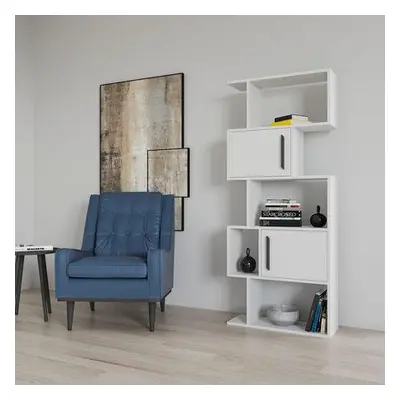 Hanah Home Bookshelf Raven - White