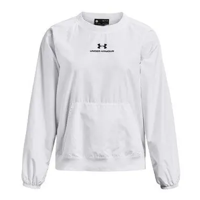 Under Armour Dámská mikina Rush Woven Crew white XS, Bílá