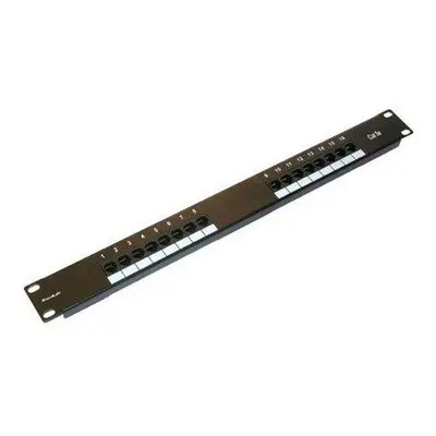 XtendLan Patch panel 19", 16 portů RJ-45, Cat.5e, XL-PP19-16C5UD