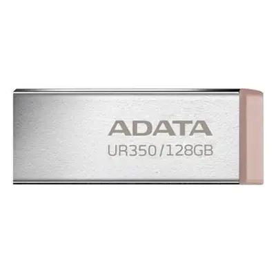 ADATA Flash Disk 128GB UR350, USB 3.2 Dash Drive, kov hnědá, UR350-128G-RSR/BG