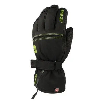 Eska Lyžařské rukavice Club Pro GTX black | acid lime 9