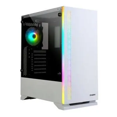 Zalman skříň S5 White / Middle tower / ATX / USB 3.0 / USB 2.0 / průhledná bočnice, S5_case_whit