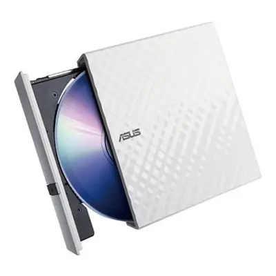 ASUS DVDRW External Slim SDRW-08D2S-U LITE/WHITE, Retail, bílá, 90-DQ0436-UA221KZ