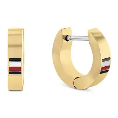 Tommy Hilfiger Pozlacené kruhové náušnice Men`s Earrings 2790586