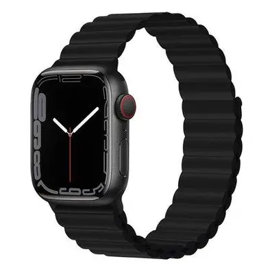 Devia remienok Deluxe Series Sport3 Silicone Magnet Band 40/41mm - Black