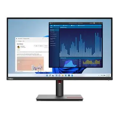 Lenovo ThinkVision/T27h-30/27"/IPS/QHD/60Hz/4ms/Black/3R, 63A3GAT1EU