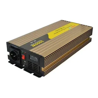 ROGERELE Sinusový měnič napětí REP2000-12, 2000W, 12V, USB port