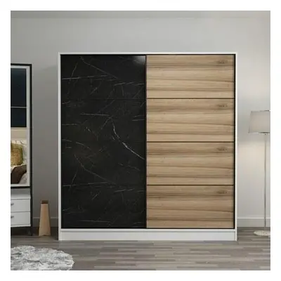 Hanah Home Wardrobe Kale - 3969 WhiteBlackDore