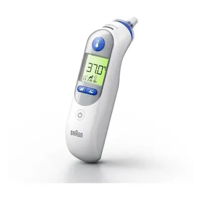 Braun ThermoScan 7 plus IRT6525WE bezkontaktní teploměr, ušní, displej, noční režim, paměť pro 9