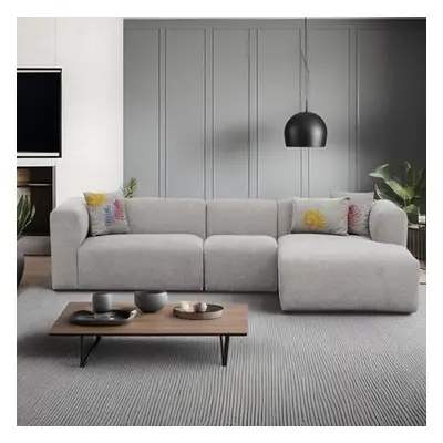 Atelier del Sofa Corner Sofa Linden Right - Light Grey