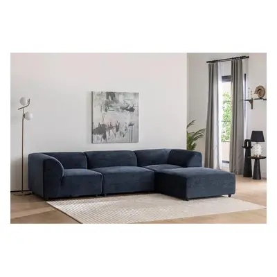 Atelier del Sofa Corner Sofa Alpha Right - Navy Blue