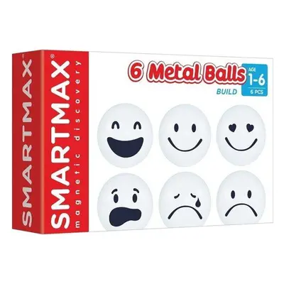 SMARTMAX Magnetická stavebnice Metal Balls Build 6 dílků