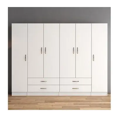 Hanah Home Wardrobe GRD0801 White