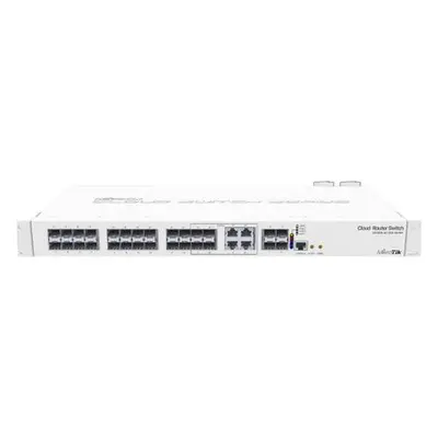 MikroTik Cloud Router Switch CRS328-4C-20S-4S+RM, 800MHz CPU,512MB RAM, 20x SFP, 4x SFP+, 4x LAN