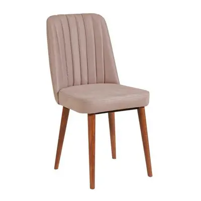 Hanah Home Chair Vina Sandalye Walnut-Stone