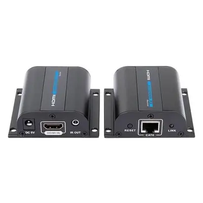 PremiumCord HDMI extender na 60m přes jeden kabel Cat5e/Cat6