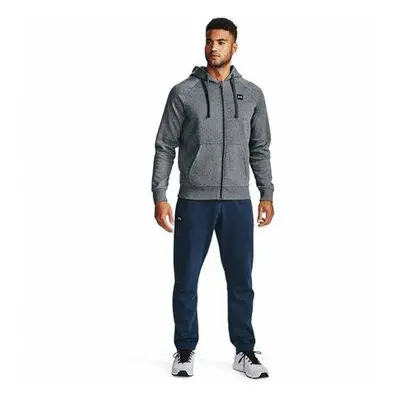 Under Armour Pánská mikina Rival Fleece FZ Hoodie pitch gray light heather XS