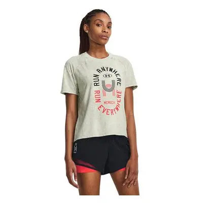 Under Armour Dámské tričko Run Everywhere Graphic SS grove green L