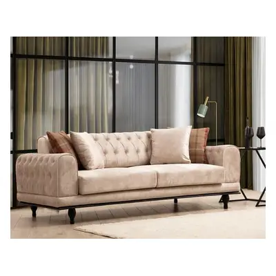 Atelier del Sofa 3-Seat Sofa-Bed Arredo Capitone - Beige