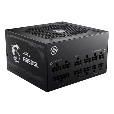 MSI zdroj MAG A650GL/ 650W/ ATX/ akt. PFC/ 7 let celk. záruka/ 120mm fan/ modulární kabeláž/ 80P