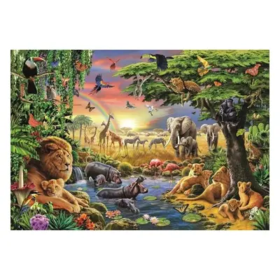 Puzzle Africké setkání 2000 dílků