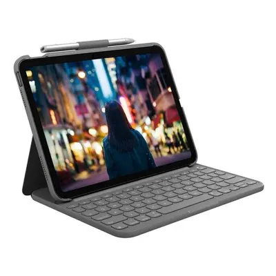 Logitech Slim Folio for iPad (10th gen) - GREY - US - INTNL