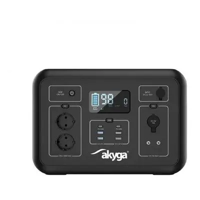 Akyga Přenosná elektrocentrála 1200W / 1132Wh, 2x CEE 7/3 + 2x USB-C PD 100W + 2x USB-A QC 3.0